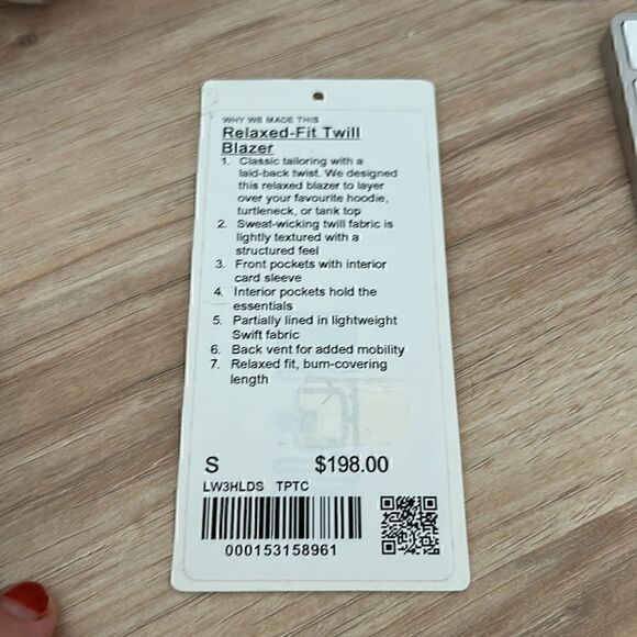 Lululemon Relaxed Fit Twill Blazer - Picture 8 of 8